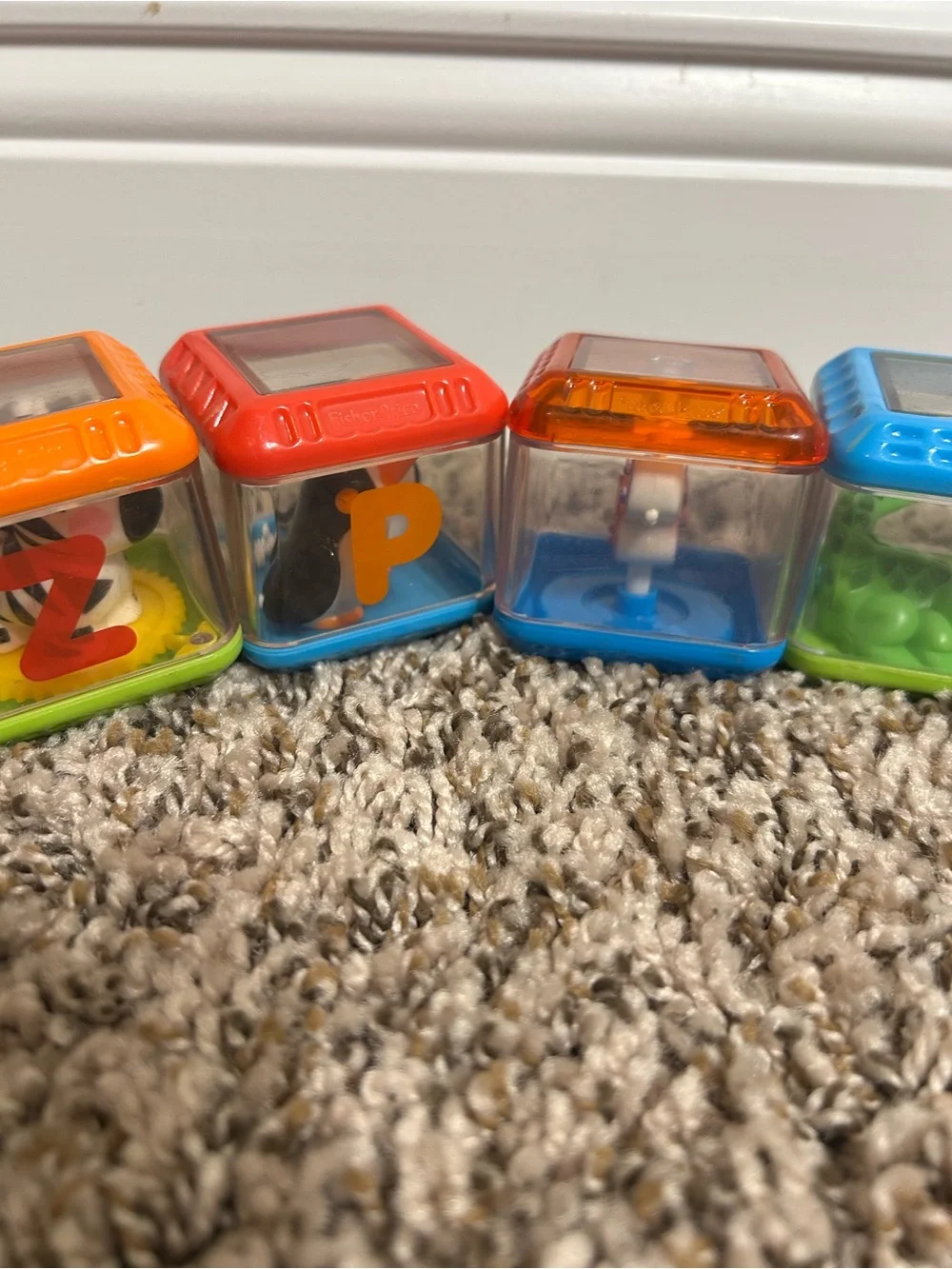 Fisher Price Activity Cubes / Blocks - set of 8